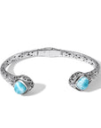 Mystery of the Sea Sterling Bali Larimar Bangle