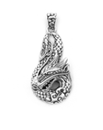 Spirit of the Dragon: Artisan Silver Pendant from Bali
