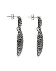 Elegant Bali Sterling Silver Drop Down Earrings