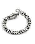 Serpent’s Path Bali Sterling Silver Textured Link Bracelet