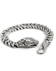 Serpent’s Path Bali Sterling Silver Textured Link Bracelet