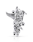 Wings of Rebirth: Majestic Phoenix in Sterling Silve