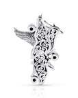 Wings of Rebirth: Majestic Phoenix in Sterling Silver