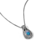 Mesmerizing Boulder Opal Sterling Silver Pendant