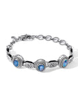 Vibrant Boulder Opal Sterling Silver Bali Bracelet