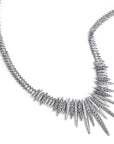 Supernova Sterling Silver Bali Statement Necklace