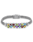 Serenade of Colors Bracelet Balinese Artisanal Sterling Silver Bracelet