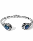 Boulder Opal Sterling Silver Bali Bangle