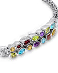 Serenade of Colors Bracelet Balinese Artisanal Sterling Silver Bracelet