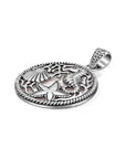 Bali Artisan Sterling Silver Sea Life Pendant with Mother of Pearl