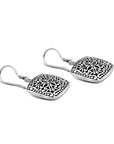 Bali Artisanal Sterling Silver Cushion Earring