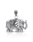Bali Artisanal Sterling Silver Elephant Pendant