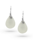 Bali Artisanal 925 Sterling Silver Mother of Pearl Shell Earrings
