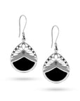 Balinese Artisan 925 Sterling Silver Dangling Earring with Abalone
