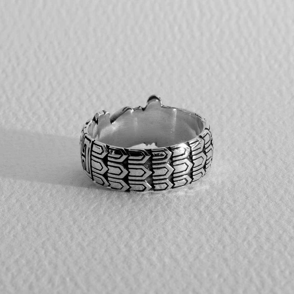 925 sterling buy silver Quetzalcoatl Ring