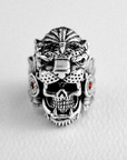 Sterling Silver Aztec Warior Ring
