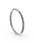 Eternal Flow – Balinese Artisan Sterling Silver Bangle