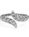 Majestic Feather Sterling Silver Bangle