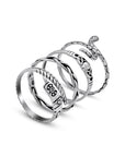 Bali Sterling Silver Rope Pinky Ring