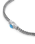 Balinese Artisan Blue Opal Sterling Silver Bracelet