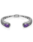 Amethyst Harmony Balinese Bangle