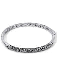Eternal Flow – Balinese Artisan Sterling Silver Bangle