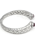 Elegant Star Saphire Bali Bangle Bracelet