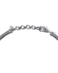 Blossom Layers: Handcrafted Sterling Silver Bali Statement Necklace