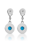 Artisinal Bali Sterling Silver Turquoise Earrings