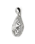 Majestic Balinese Elephant Motif Sterling Silver Pendant