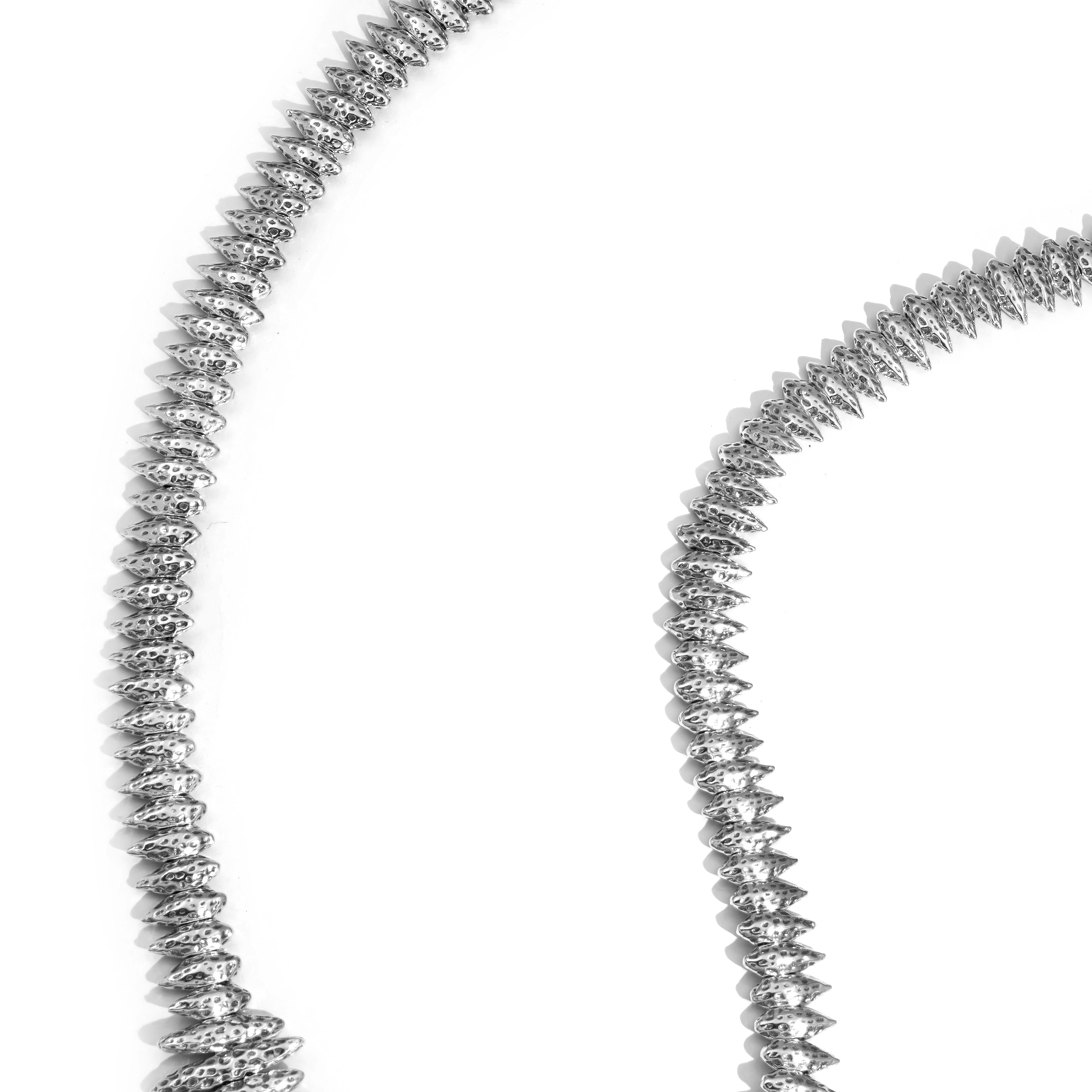 Supernova Sterling Silver Bali Statement Necklace