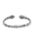 Sterling Silver Bali Abalone Bangle