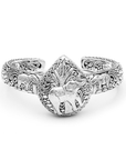 Majestic March – Balinese Artisan Elephant Bangle in Sterling Silver