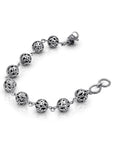 Luminous Embrace: Balinese Artisan 925 Sterling Silver Bracelet