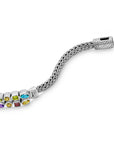 Serenade of Colors Bracelet Balinese Artisanal Sterling Silver Bracelet