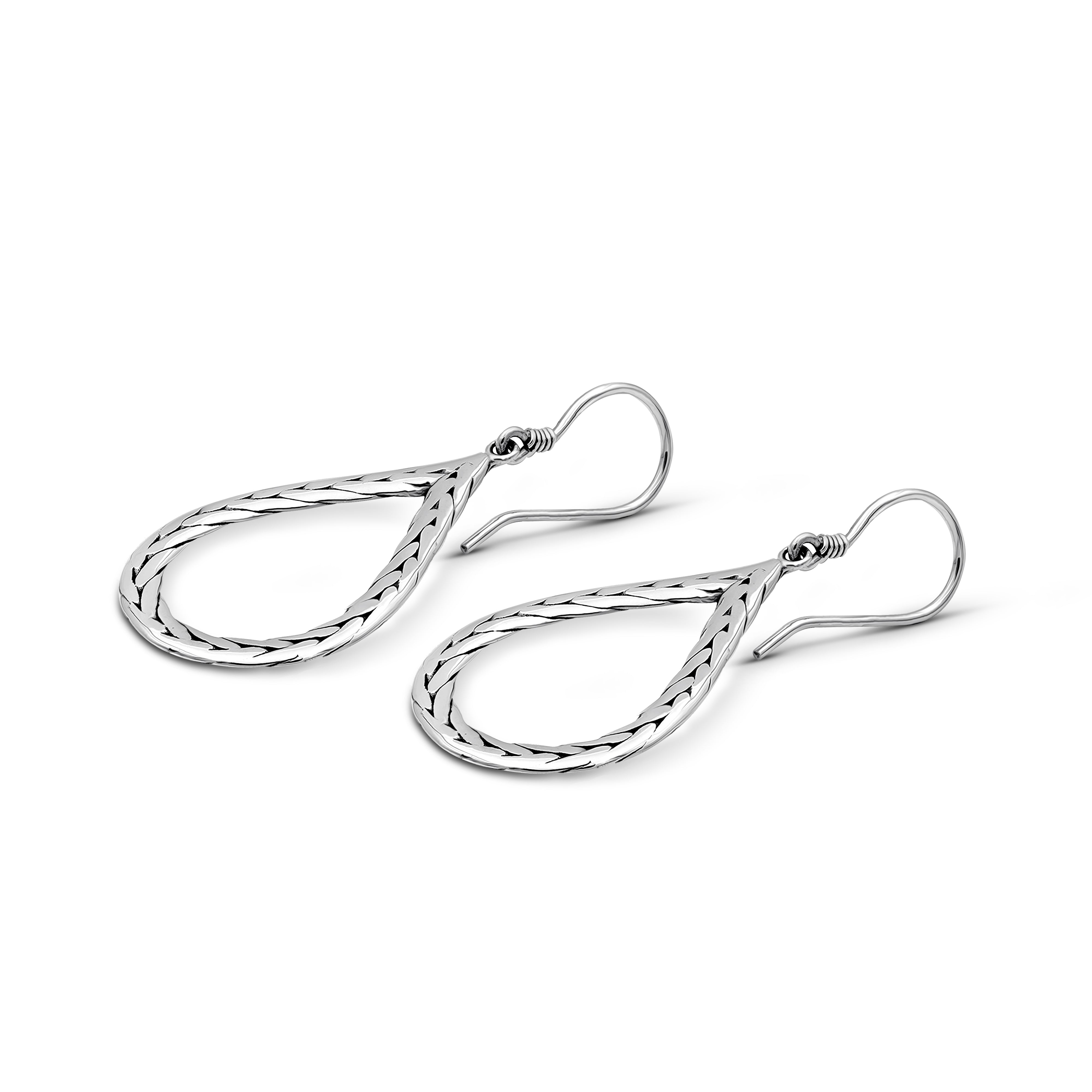 Bali Artisanal 925 Sterling Silver Dangling Earring