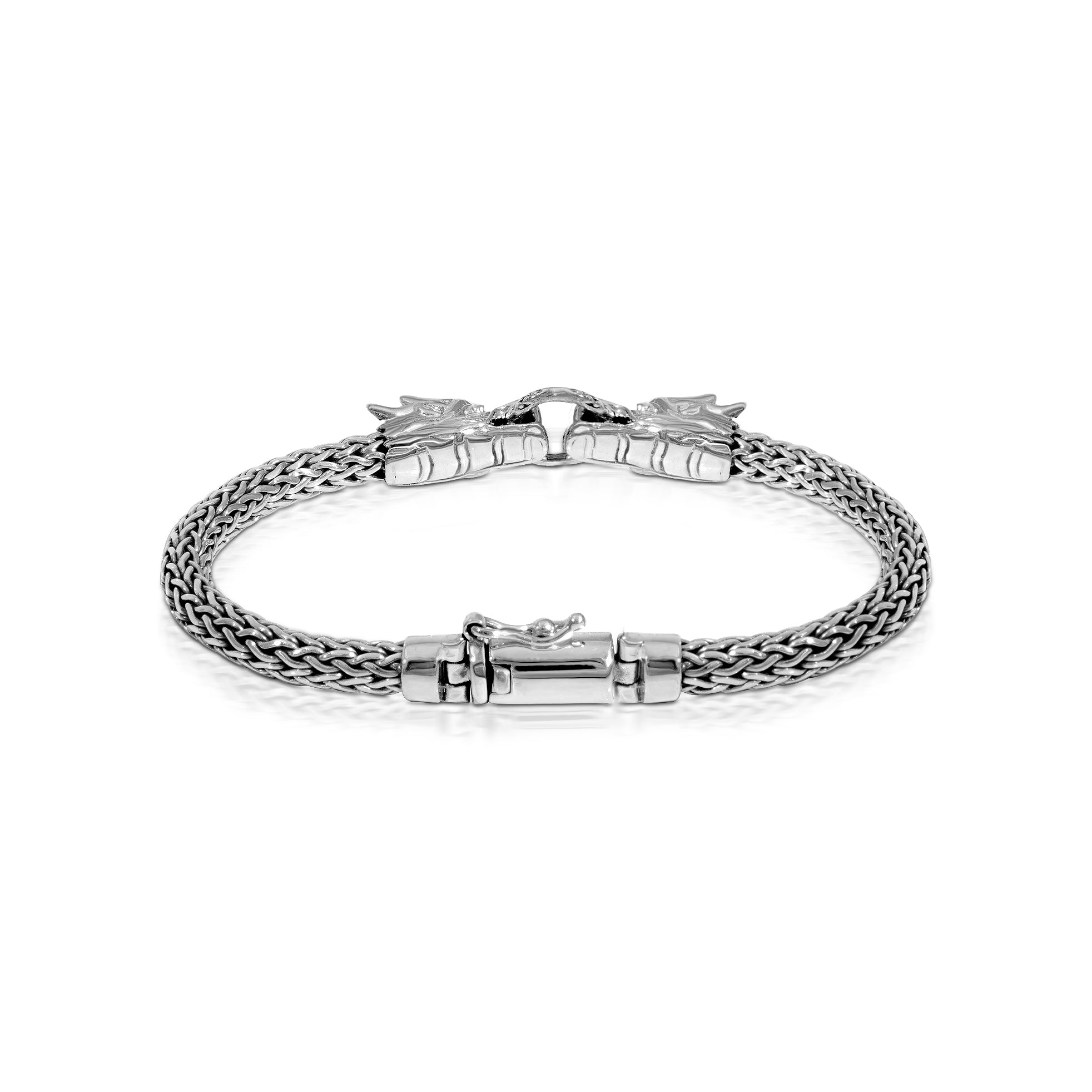 Balinese Sterling Silver Dragon Bracelet