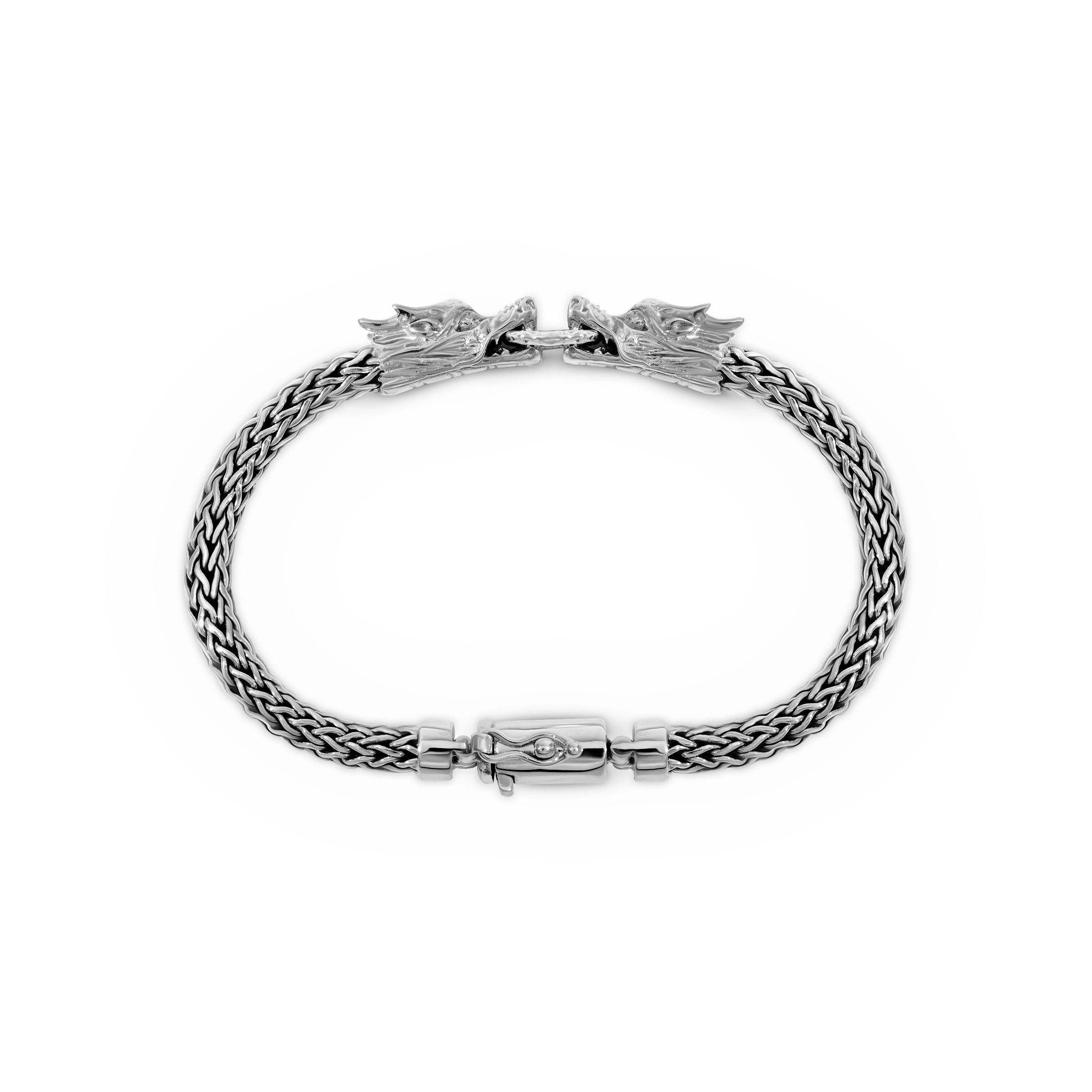 Balinese Sterling Silver Dragon Bracelet