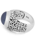 Balinese Artisan Handcrafted Sterling Silver Moonstone Ring