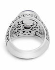 Balinese Artisan Handcrafted Sterling Silver Moonstone Ring