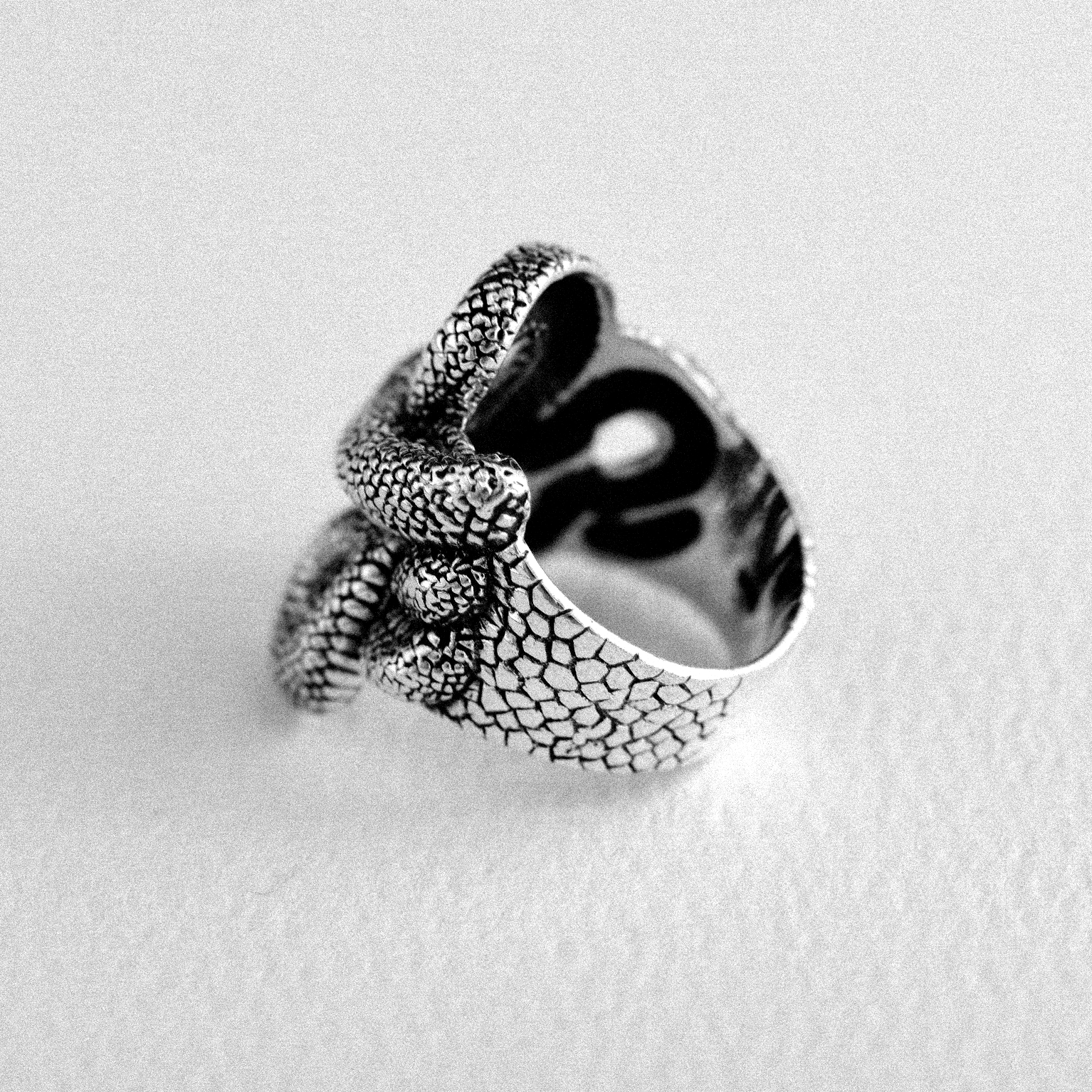 Sterling Silver Serpent Ring