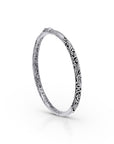 Eternal Flow – Balinese Artisan Sterling Silver Bangle