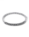 Eternal Flow – Balinese Artisan Sterling Silver Bangle