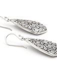Elegant Bali Sterling Silver Drop Earrings