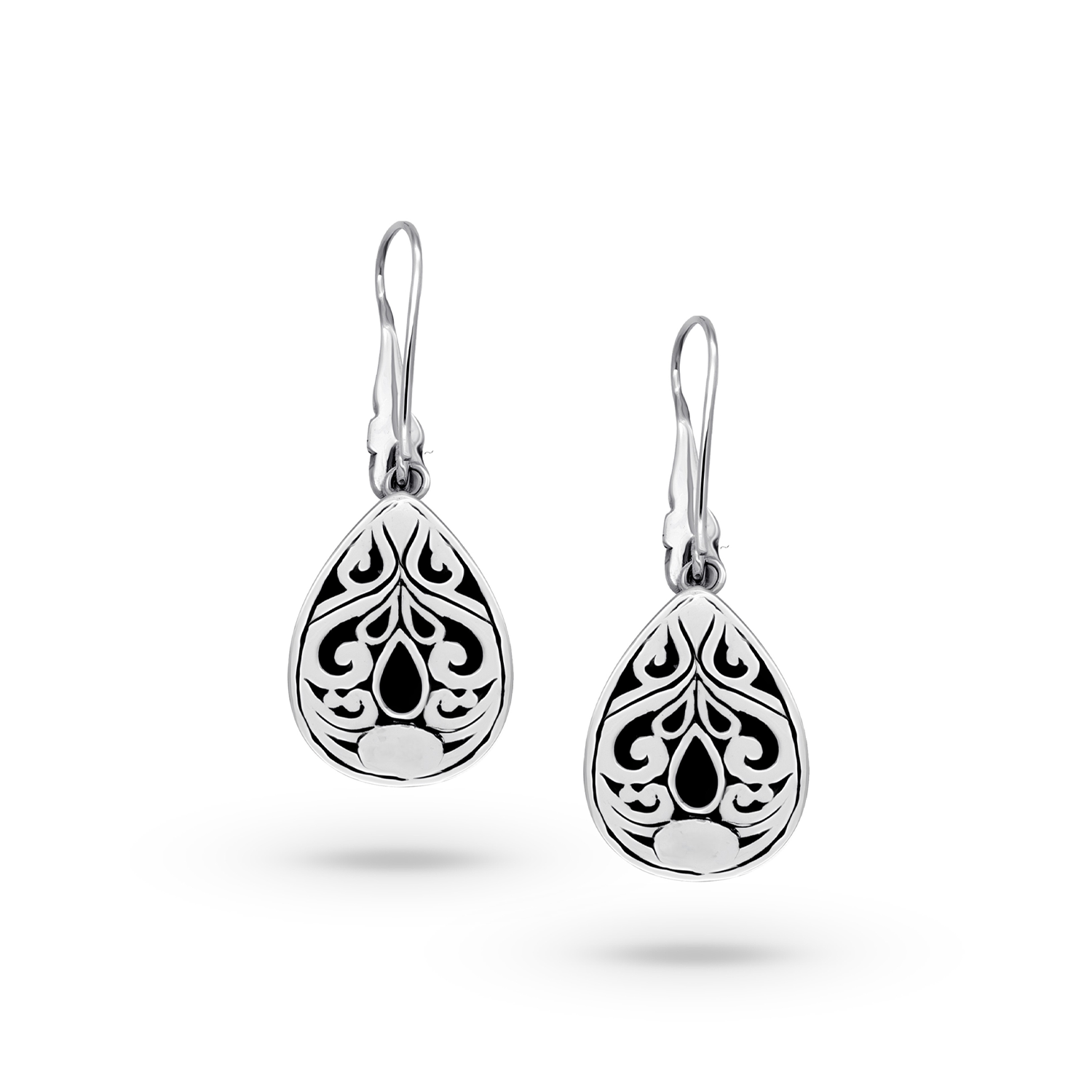 Amethyst Dusk Bali Earrings
