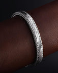 Rectangular Rope Classic Link Bracelet