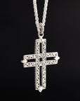 Cable Cross Pendant