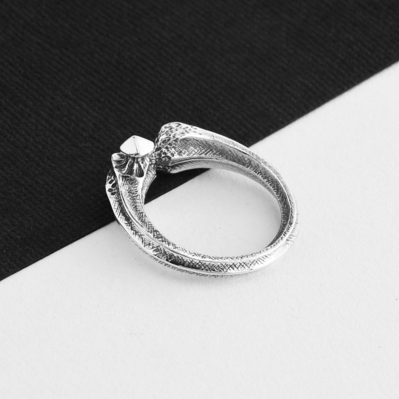 Sterling Silver Femur Ring