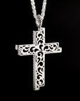 Regal Byzantine Sterling Cross Pendant