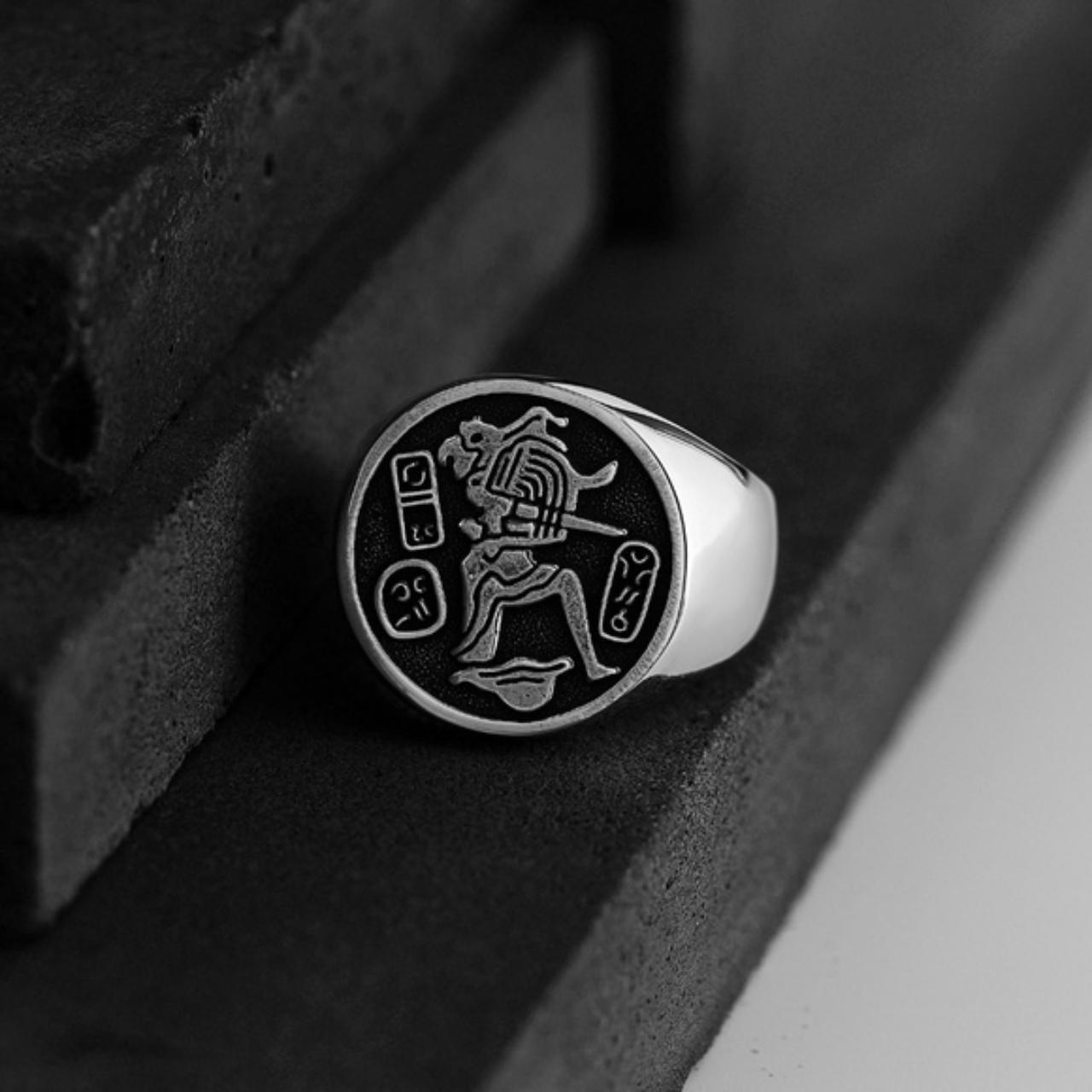 Horus Sterling Silver Ring